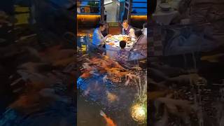 Yah restaurant kafi mast hai amazingfacts fish reaction remix shortsfeed shorts cutfrom [upl. by Icnarf708]