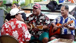 Traditional Tahiti Music at the Papeete Market [upl. by Boyden]