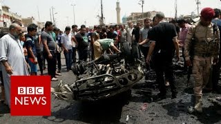 IS conflict Dozens killed in Baghdad car bombings  BBC News [upl. by Arel412]