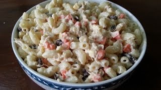 FILIPINO MACARONI SALAD EASY RECIPE [upl. by Ennoval]