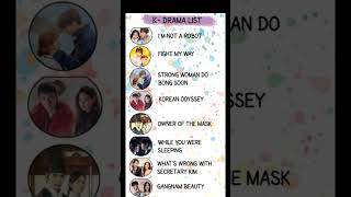 Kdrama list youtube youtubeshorts viral kdrama koreandrama list flyup [upl. by Royce]