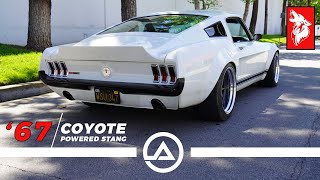 Coyote Swapped and Flared Badass 1967 Mustang Fastback [upl. by Reffotsirhc]