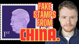 Fake stamps from China [upl. by Nosidam200]