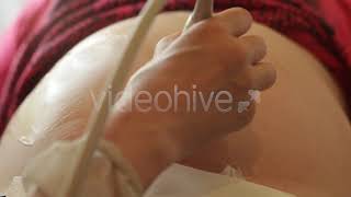 Pregnant Girl Doing An Ultrasound 05  Stock Footage from Videohive [upl. by Norud879]