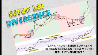 Setup Gerakan Tersembunyi RSI Divergence rsi rsitradingstrategy belajartrading tekniktrading [upl. by Inar]