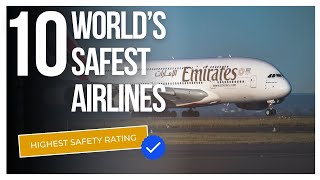 Top 10 Safest Airlines In the world 2024 [upl. by Ybab79]