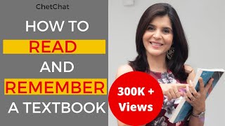 How to Read a Textbook Efficiently amp Remember What You Read or Studied  ChetChat Study Tips [upl. by Rafi]