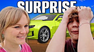 We SURPRISE our 17 Year Old SON with a CAR emotional [upl. by Aivatnohs372]