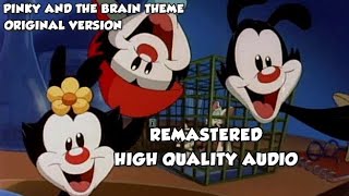 Animaniacs Pinky amp the Brain Theme Remastered HQ Audio [upl. by Roobbie380]