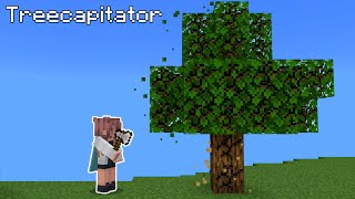 Treecapitator Mod  Minecraft PE Bedrock  12120  MOD  Download [upl. by Ulah820]