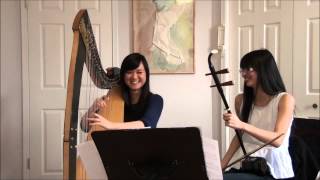 Kingdom DanceTangled harp and erhu cover [upl. by Elvera27]