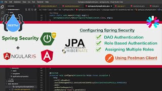 Spring Boot  Spring Security  PostgreSQL  JPA  Assigning Multiple Roles to a User  Part 3 [upl. by Htebazile195]