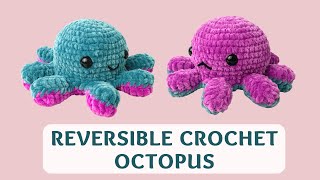 Reversible Crochet Octopus TikTok 2021  Free Amigurumi Animal Tutorial [upl. by Werdna]