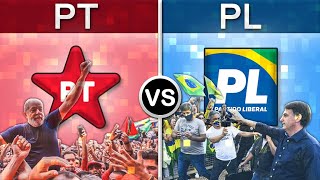 Partido dos Trabalhadores PT VS Partido Liberal PL [upl. by Connolly]