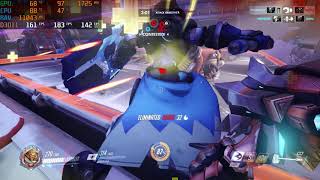 Overwatch Epic Settings  i710750h2070 Super Mobile  Alienware M15 [upl. by Tillio]