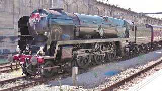 35018 British India Line with The Dalesman at Carlisle on 13th June 2023 [upl. by Meekar465]