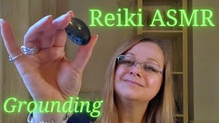 Reiki ASMR no talking Hand movements Hematite Crystal Healing for Grounding [upl. by Turne860]