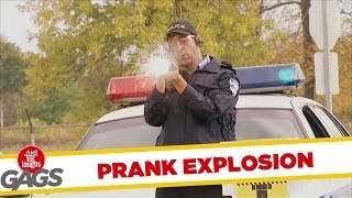 Rocket Launcher EXPLOSION Prank [upl. by Crysta]