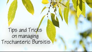 Tips and tricks for managing trochanteric bursitis [upl. by Mueller]