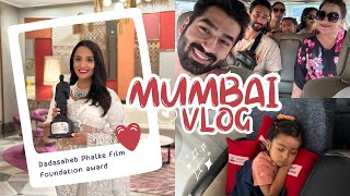 DADASAHEB PHALKE FILM FOUNDATION AWARDS  Mumbai Vlog  Growing with Ayanka [upl. by Summer]