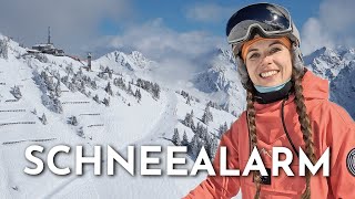 Neuschnee in OberstdorfKleinwalsertal Der beste Skitag der Saison [upl. by Aznaed]