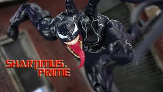 SH Figuarts Venom Let There Be Carnage Movie Marvel Sony Bandai Tamashii Nations Figure Review [upl. by Bronez]