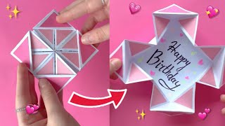 DIY BIRTHDAY GIFT IDEA  EASY PRESENT IDEA  CUTE GIFT 🎂💖 [upl. by Anaugal]