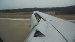 Airbus A320 approach and landing at Pittsburgh International Airport [upl. by Lenka]