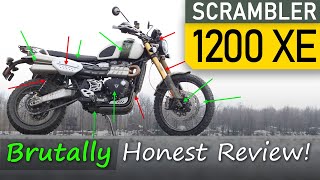 2019 Triumph Scrambler 1200 XE  Brutally Honest Review [upl. by Arriec]