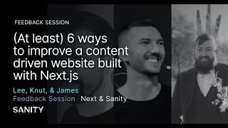 At least 6 ways to improve a content driven website built with Nextjs [upl. by Avuha212]