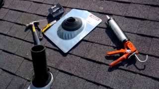 How To Repair A Leaky Roof Vent Or Vent Stack Pipe [upl. by Eleonore]