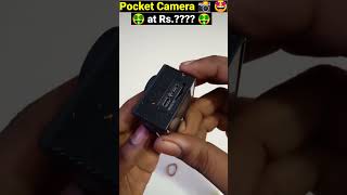 Pocket Action Camera at Rs with 170° Wide Angle 4K Camera shorts ytshorts youtubeshorts [upl. by Benn]