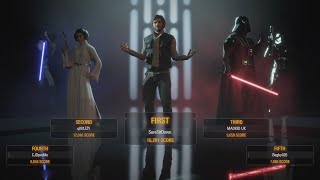 Star Wars Battlefront 2  Han Solo Gameplay  Heroes Vs Villains [upl. by Aihsetel]