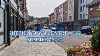 Hitchin walking town centre  UK  summer 2024 [upl. by Fry]