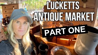 I Spent 4 Hours at this Huge Antique Market Lucketts Fall Market Shop with me [upl. by Gamin]