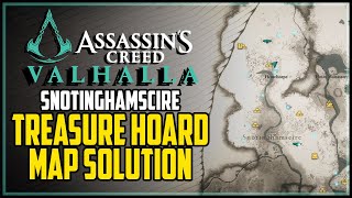 Snotinghamscire Hoard Map Solution Assassin’s Creed Valhalla [upl. by Ettena]