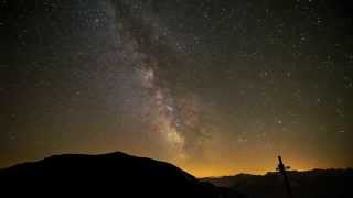 Milkyway over austrian alps [upl. by Gilleod]