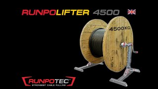 RUNPOLIFTER 4500 cable drum lifter from RUNPOTEC [upl. by Centonze]