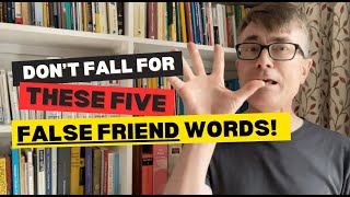 5 false friend words in German and English [upl. by Dietsche122]