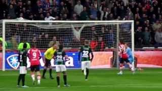 PSV  FC Groningen 52 27 april 2013 Goal Dries Mertens 20 [upl. by Idna]