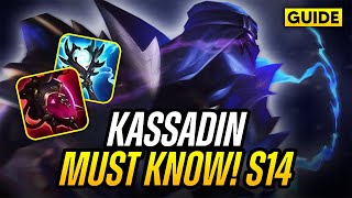 Kassadin SEASON 14 GUIDE Best Builds and Runes Revealed MUST KNOW [upl. by Fruma]