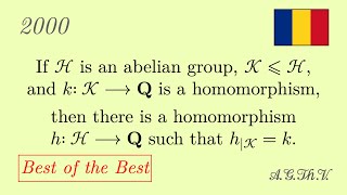 Romanian National Mathematical Olympiad 12th grade 2000 problem 3 [upl. by Efinnej694]