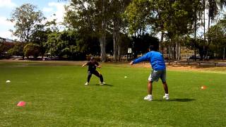 Best Agility Training Exercises  4 Corner Point n Go Agility Drill [upl. by Nomit575]