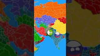 what if Russia and India switched their places Hindi countries countryballs shortvideo [upl. by Ssor]