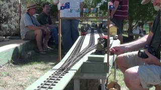 Murrumburrah Tramway Grand Opening Steamup  23 March 2013 [upl. by Orbadiah]