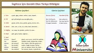 2 İngilizce İçin Gerekli Olan Türkçe Dilbilgisi 2017 [upl. by Vivianna]