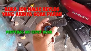 cara mudah buka jok nmax all new jika aki soak imammotor7140 [upl. by Huberto]