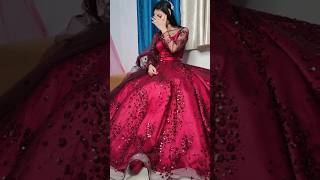 Wedding lehenga cutting and stitching DIY lehenga long dress crop top lehenga bridal lehenga [upl. by Lihkin]