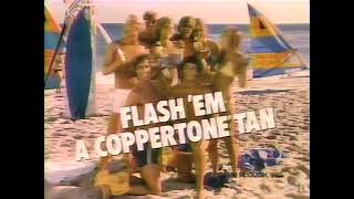 Coppertone Sunscreen amp Tan Oil Commercial 1983 quotFlash emquot [upl. by Osborne]