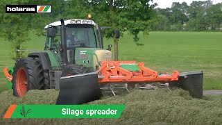 Holaras  Kuilverdeler JUMBO KF  Verdichtingswals STEGO 285 PRO aan Fendt 718 [upl. by Barclay211]